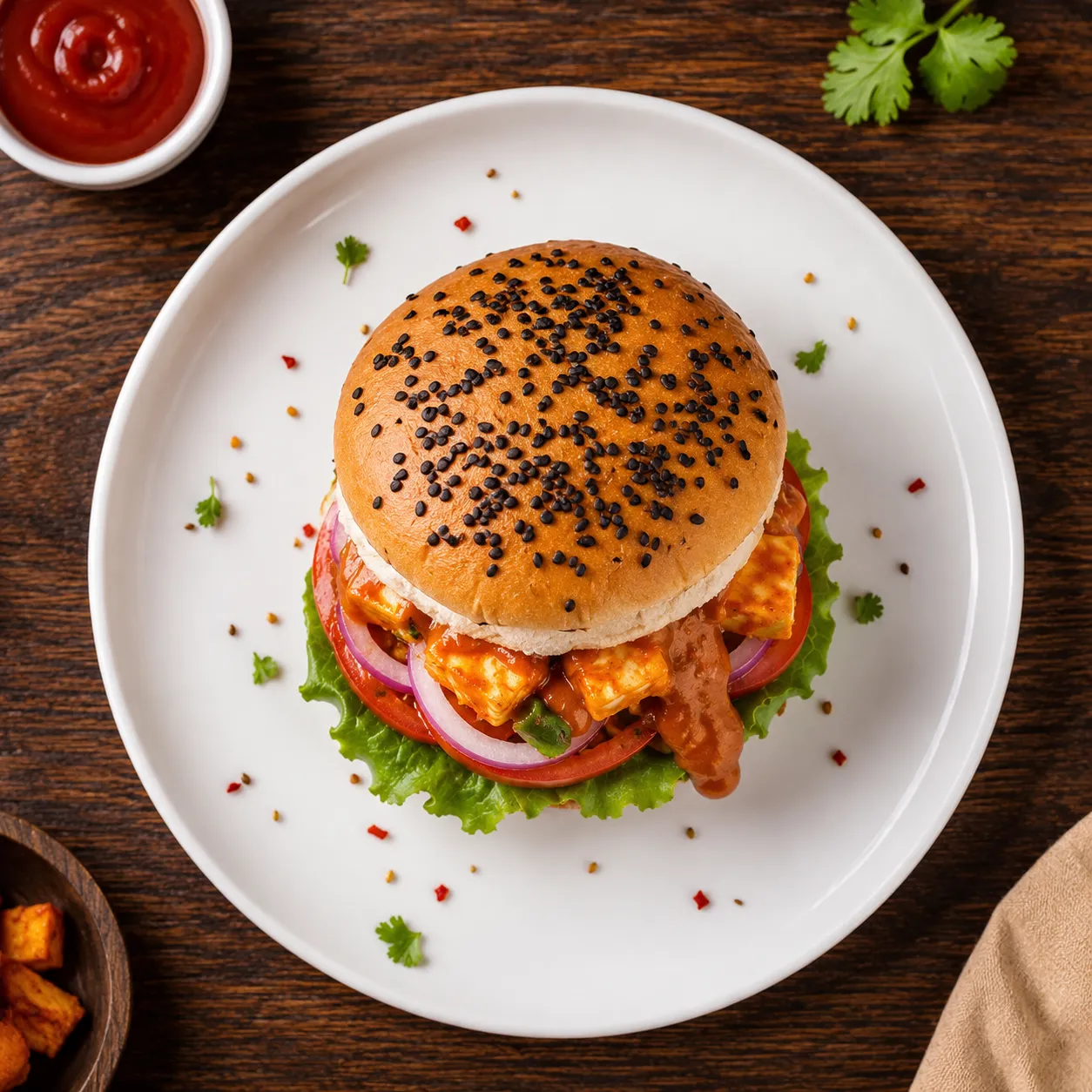 Spicy Chipotle Burger at Balista Summerside, Edmonton